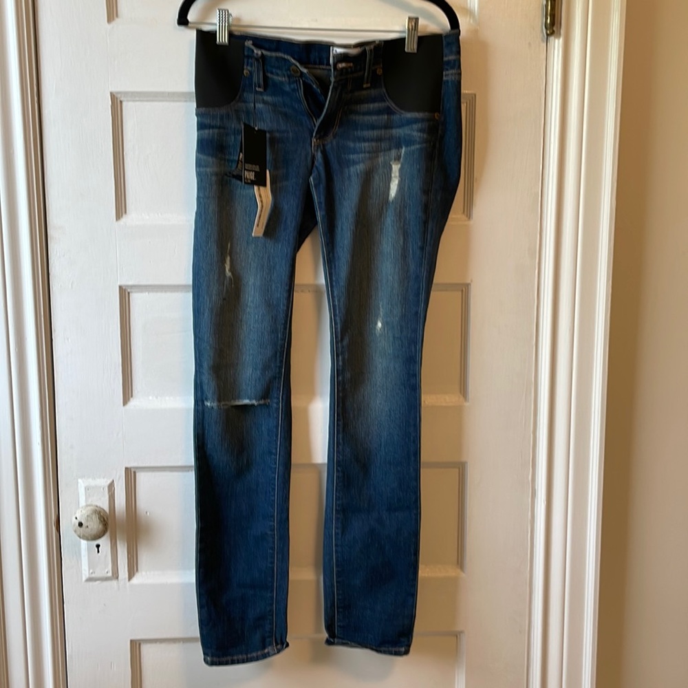 NWT Paige Jimmy Skinny maternity jeans.
